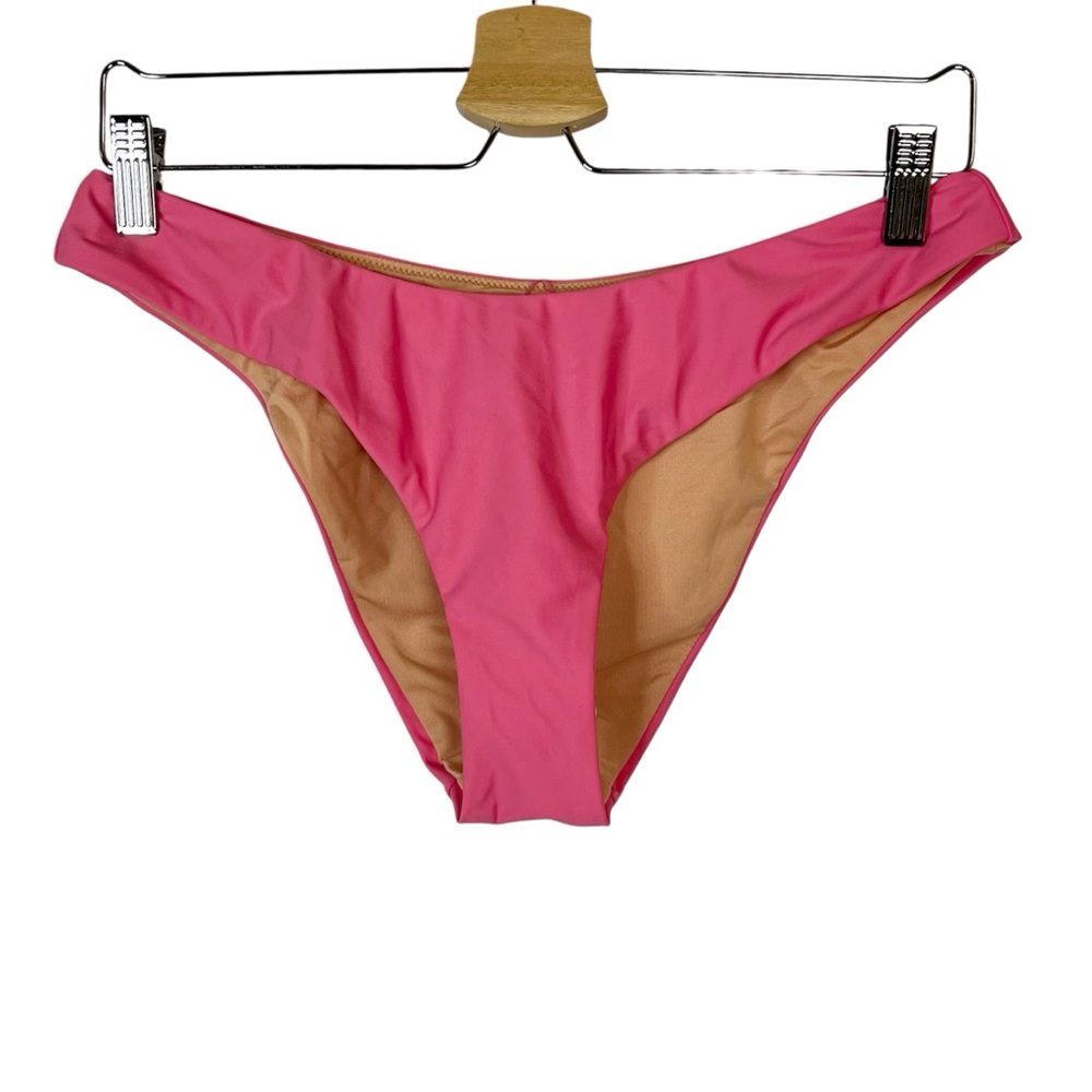 NWT J. Crew Curved Waist Cheeky Bikini Bottom in Fuchsia/hot pink